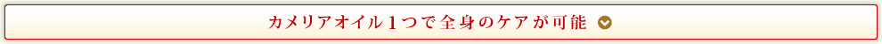 カメリアオイル1つで全身のケアが可能